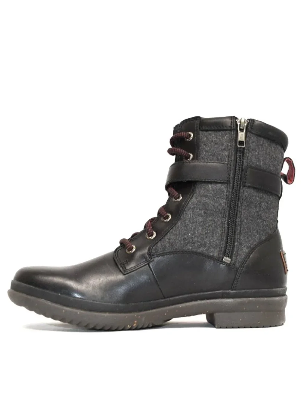 New! Ugg Kesey Waterproof Boot Black Wool Size 8 1005264 DD540